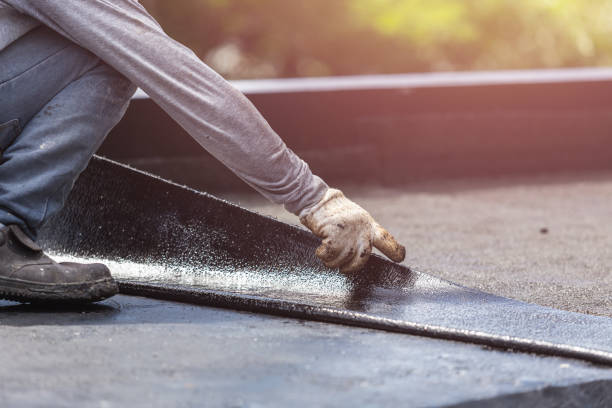 Professional Waterproofing technician working in Clearwater, MN